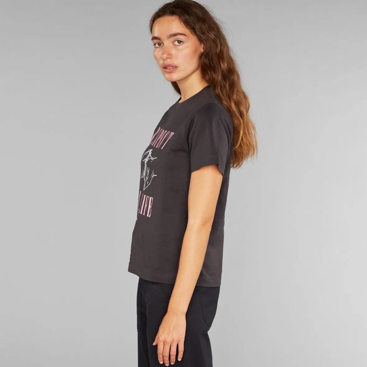 Déstockage Édition Limitée - T-shirt Femme Graphite « Hommage à la Vie » par Mysen - Collection Exclusivité