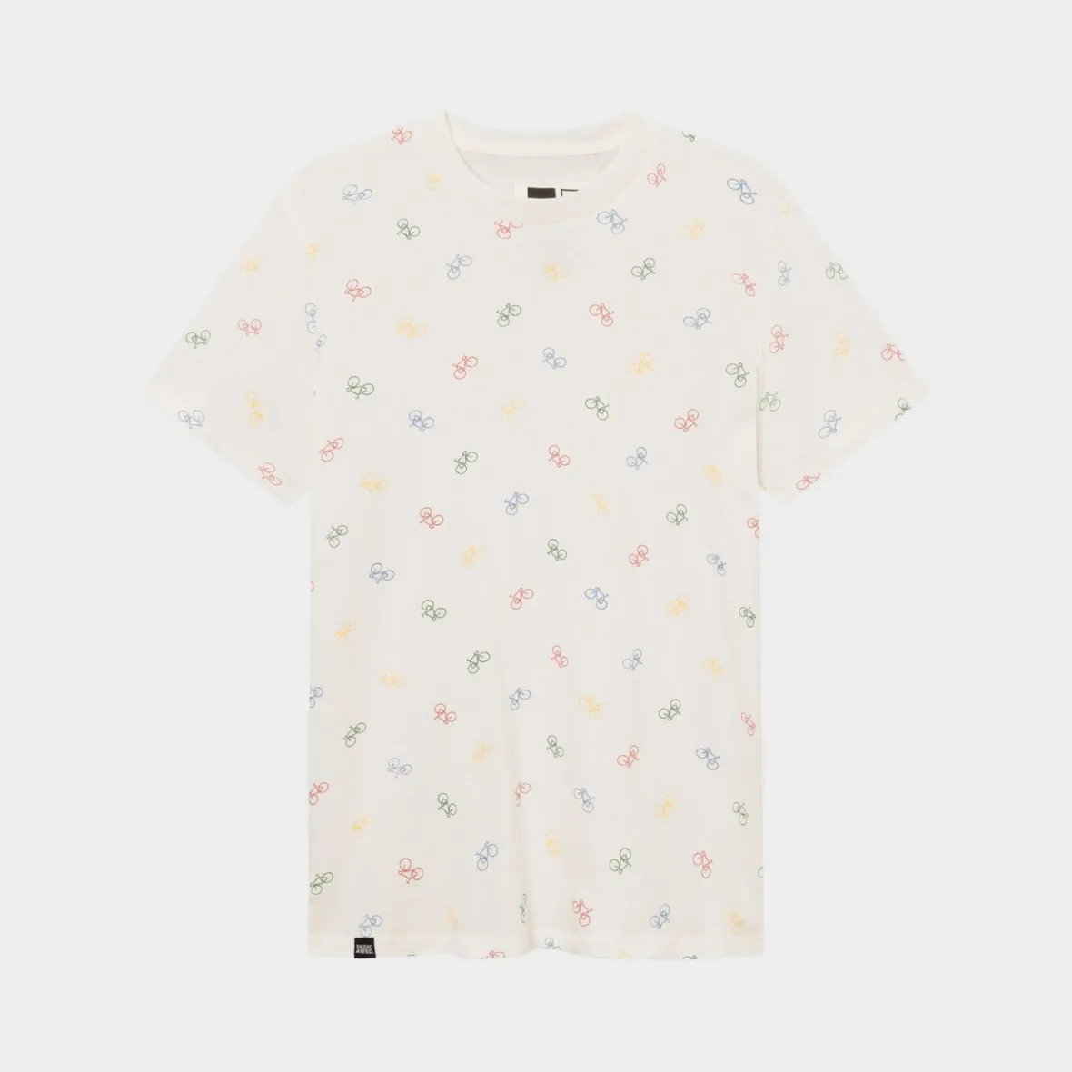 T-shirt Décontracté Motif Vélo Stockholm - Blanc Cassé en Promotion Exclusivité