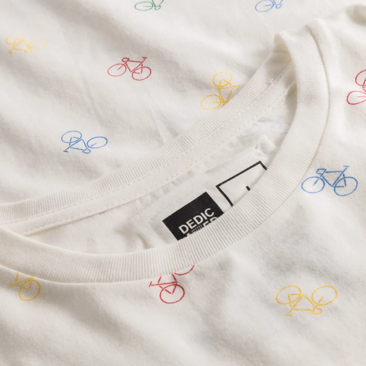 T-shirt Décontracté Motif Vélo Stockholm - Blanc Cassé en Promotion Exclusivité