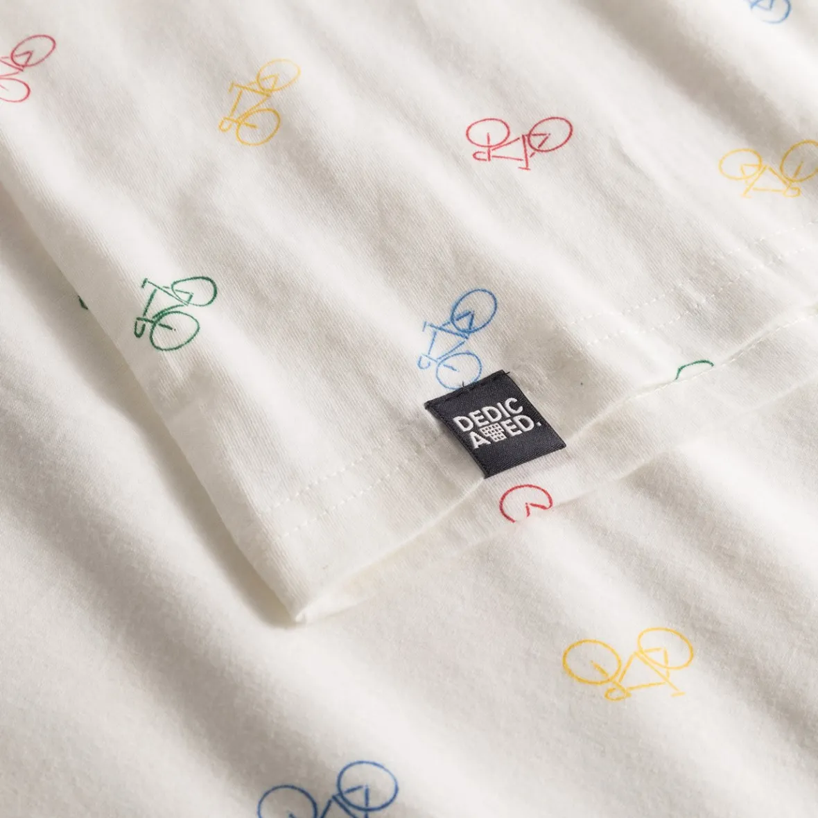T-shirt Décontracté Motif Vélo Stockholm - Blanc Cassé en Promotion Exclusivité