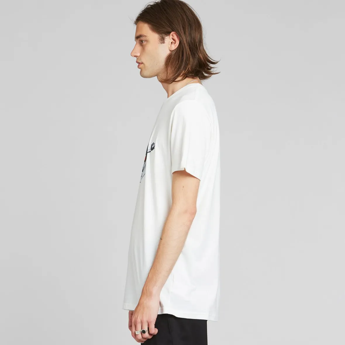 T-Shirt Décontracté Stockholm Matinal - Ambiance Musicale en Tons Off-White | Déstockage Exclusif