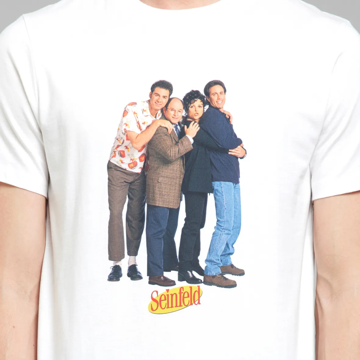 ⭐️ T-shirt Blanc Famille Seinfeld – Style Stockholm | Promo Exclu & Livraison Rapide ⭐️