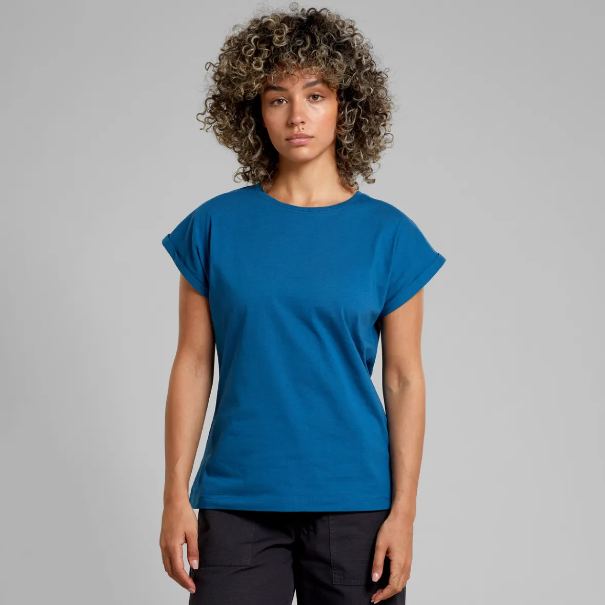 T-shirt Femme Visby Base - Bleu Nuit en Promotion | Nouvelle Collection Confortable