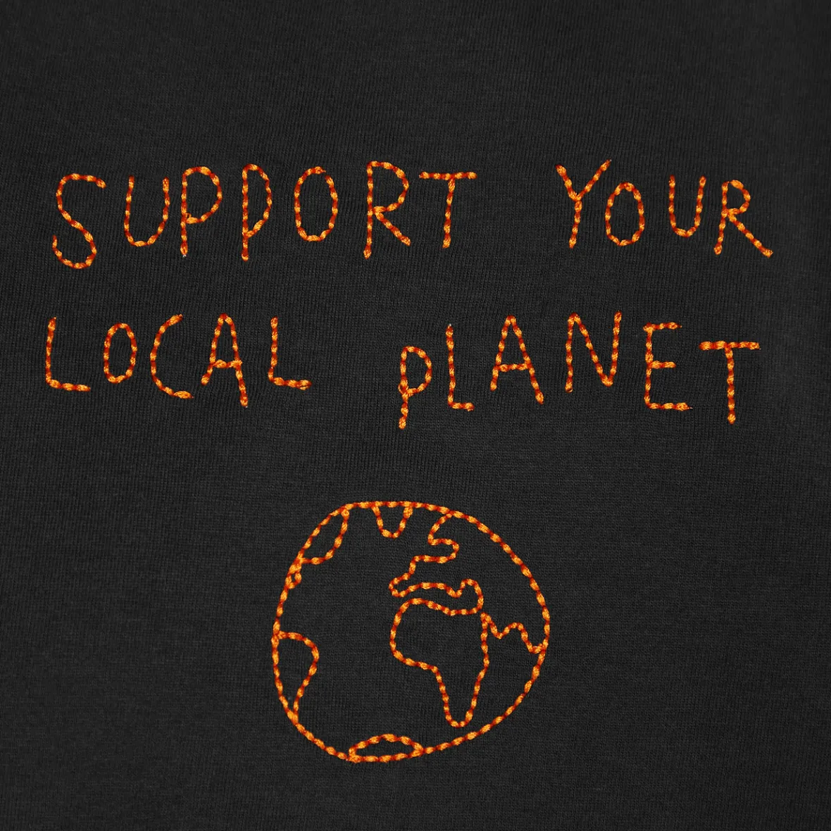 T-shirt Femme Visby Édition Limitée - Charbon foncé - Collection Planète Locale  
Style Urbain & Engagement Écologique