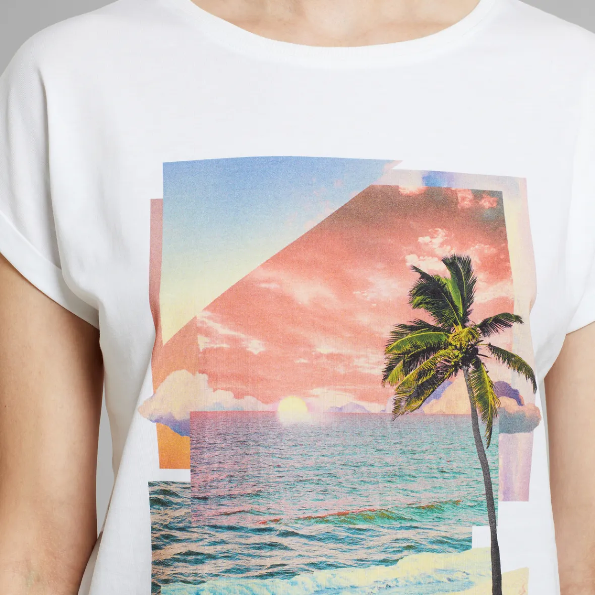 Découverte exclusive : T-shirt Femme Visby Sucker - Blanc Crépuscule en Édition Limitée
