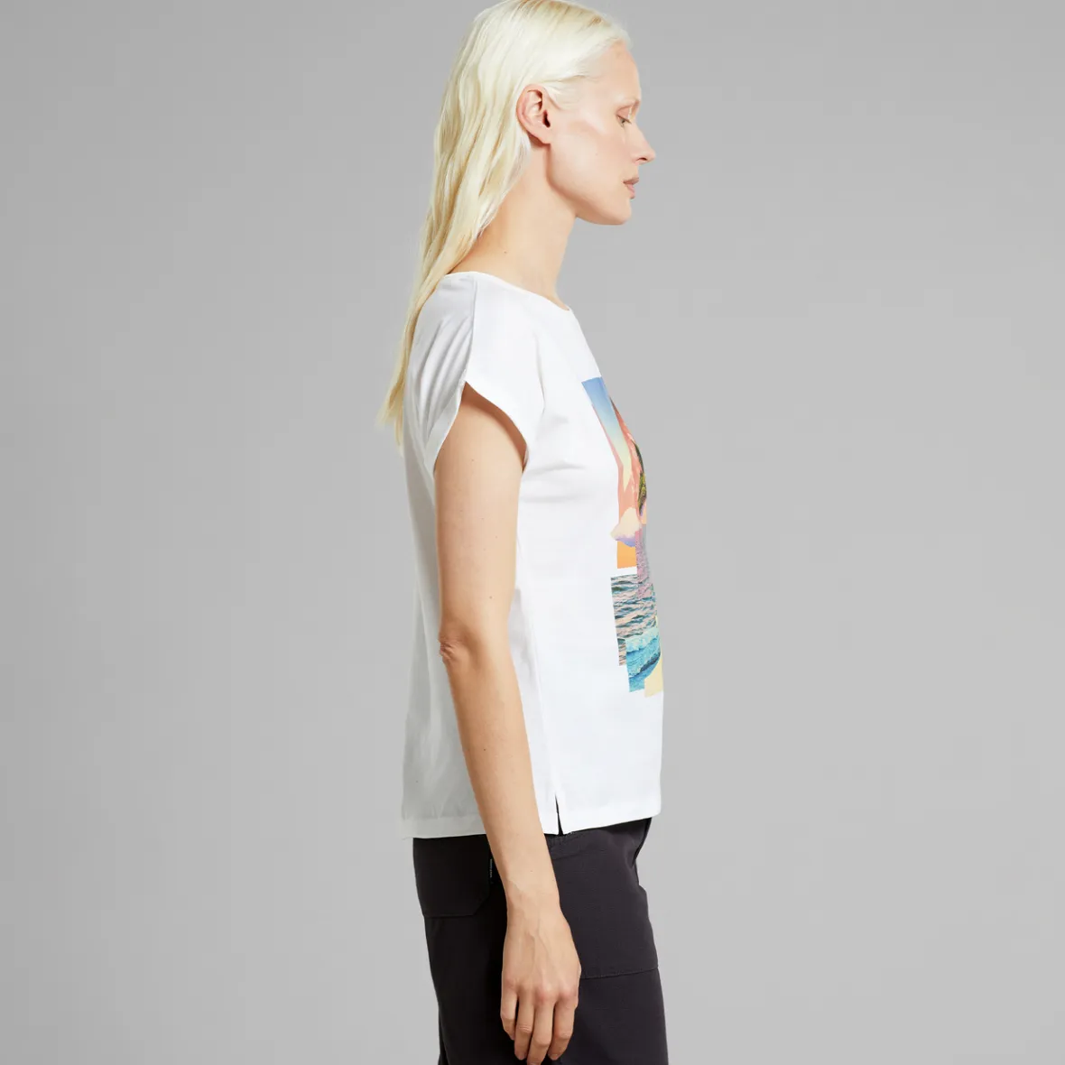 Découverte exclusive : T-shirt Femme Visby Sucker - Blanc Crépuscule en Édition Limitée
