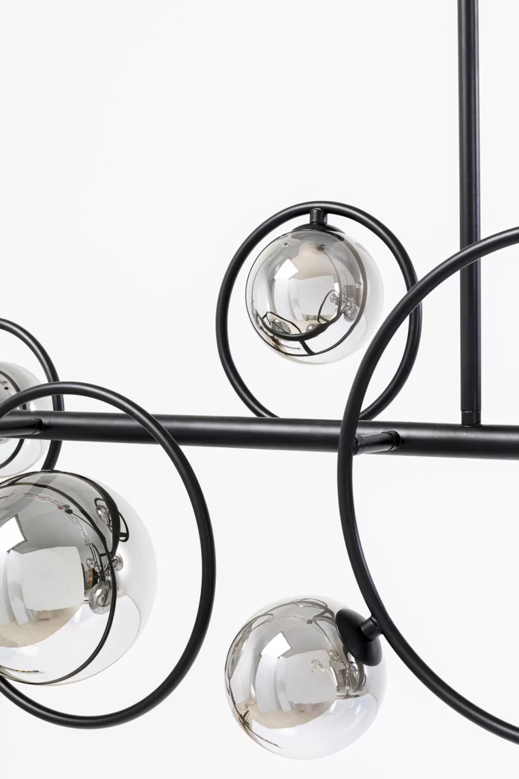 Lustre suspendu design Universe - Édition noir mat | 110 cm, KARE Design - Éclairage contemporain pour intérieurs raffinés