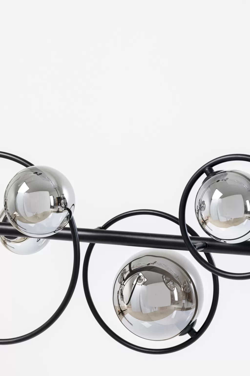Lustre suspendu design Universe - Édition noir mat | 110 cm, KARE Design - Éclairage contemporain pour intérieurs raffinés