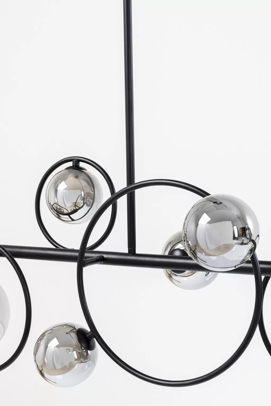 Lustre suspendu design Universe - Édition noir mat | 110 cm, KARE Design - Éclairage contemporain pour intérieurs raffinés